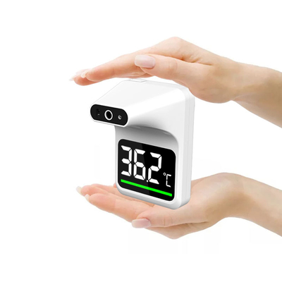 High Temperature Alarm (Beeps with Red Light) Wall Hanging Mounted Non Tool K3 Free Infrared Thermometer Measuring Hands Touch Infrared Temperature Thermometer