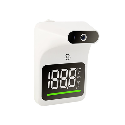 Wall Mounted Forehead Electronic Fundus Non-contact With Rechargeable Infrared Alarm Thermometer
